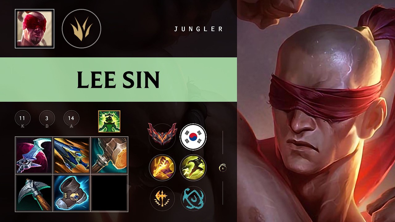 (DNS Pyosik) Lee Sin Jungle vs Bel'Veth - KR Grandmaster Patch 26.10