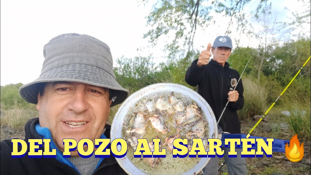 Del pozo más profundo del Río Negro al sartén  Bagres y mojarras fritas al instante y en refuerzo