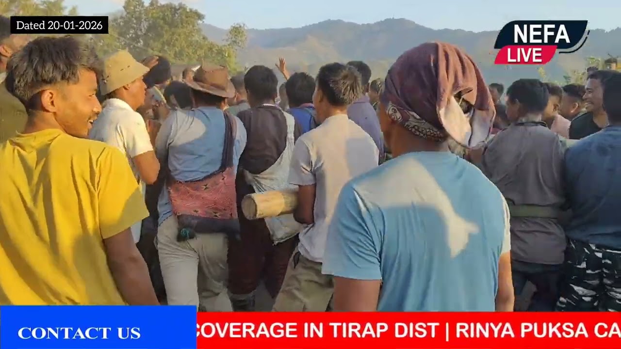 World’s Largest Musical Instrument – KHAM (Log Drum)Konnu Village, Longding District, 
