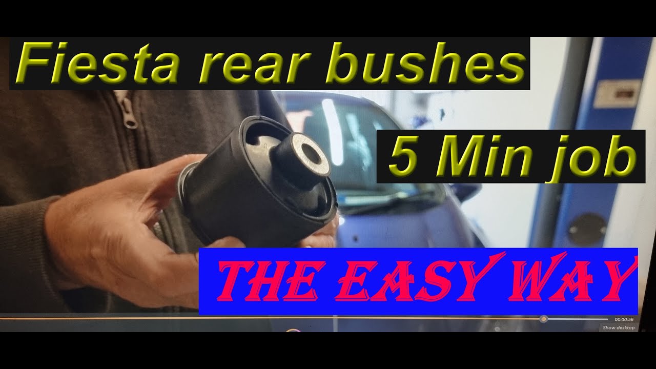 Ford Fiesta Rear bushes removal easy