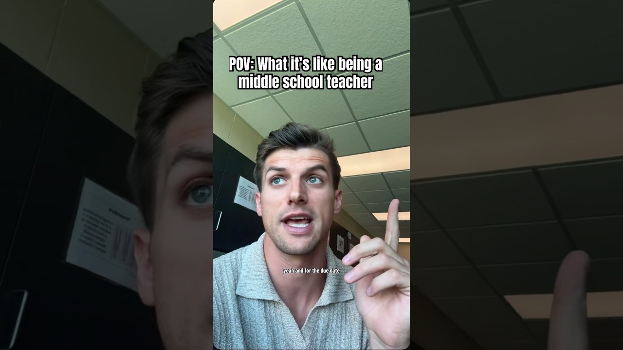 POV: what it’s like being a middle school teacher…and I love it! 