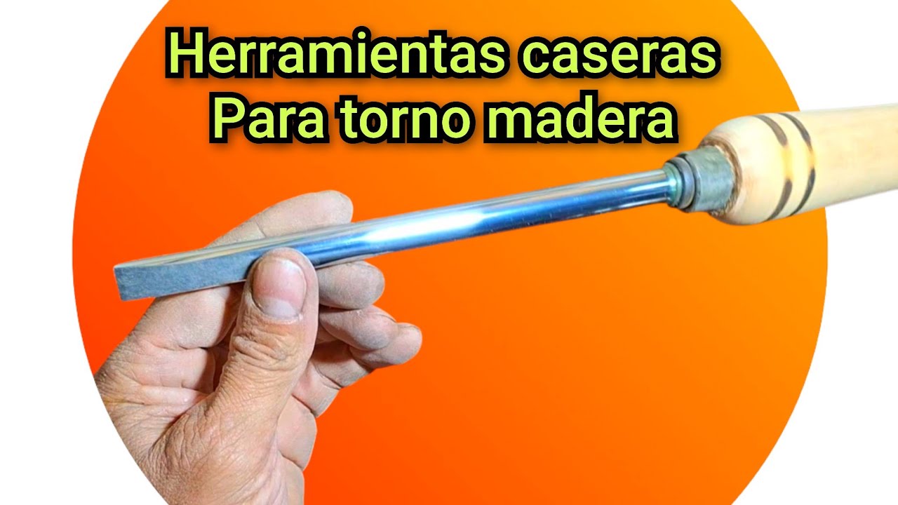 Herramienta casera del torno para madera probamos una nueva 