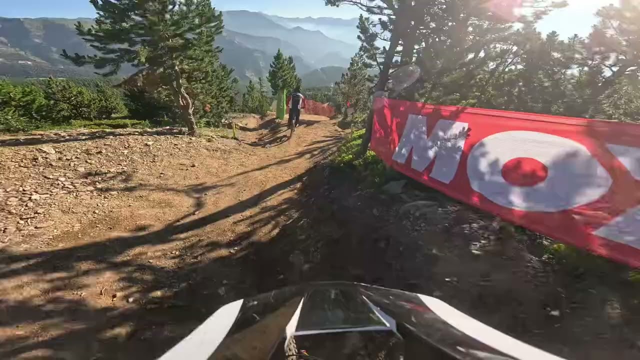 UCI World Cup Andorra 2025 full run course preview following Rory Meek@uci_mtbworldseries