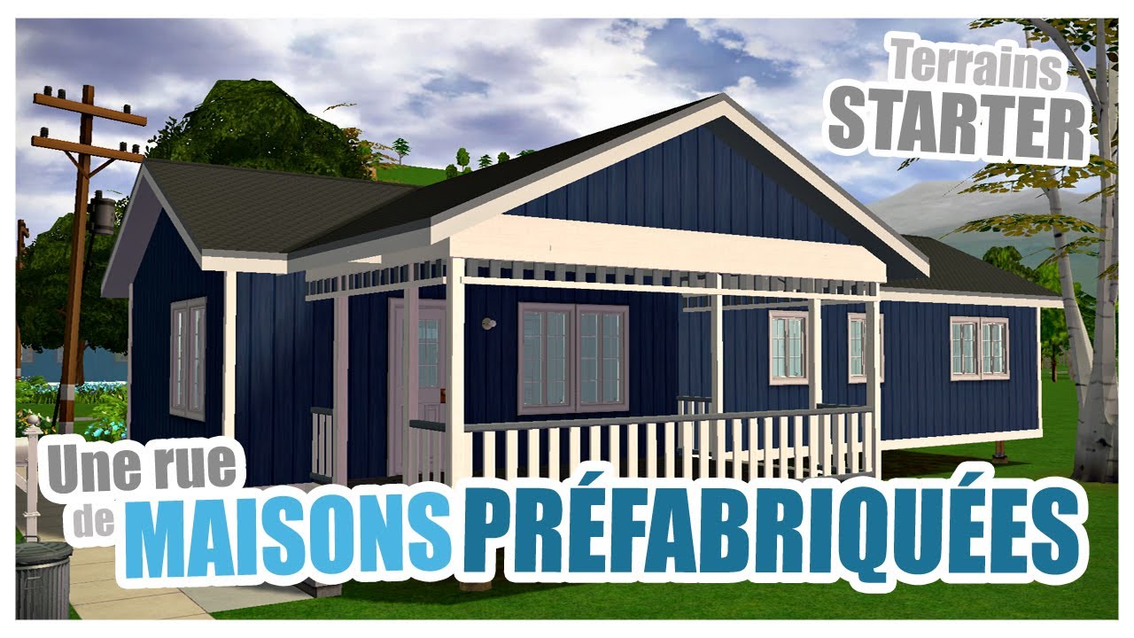 7 maisons pr&eacute;fabriqu&eacute;es (starters) / 7 prefabricated houses | SPEEDBUILD | Les Sims 2 Megahood 25