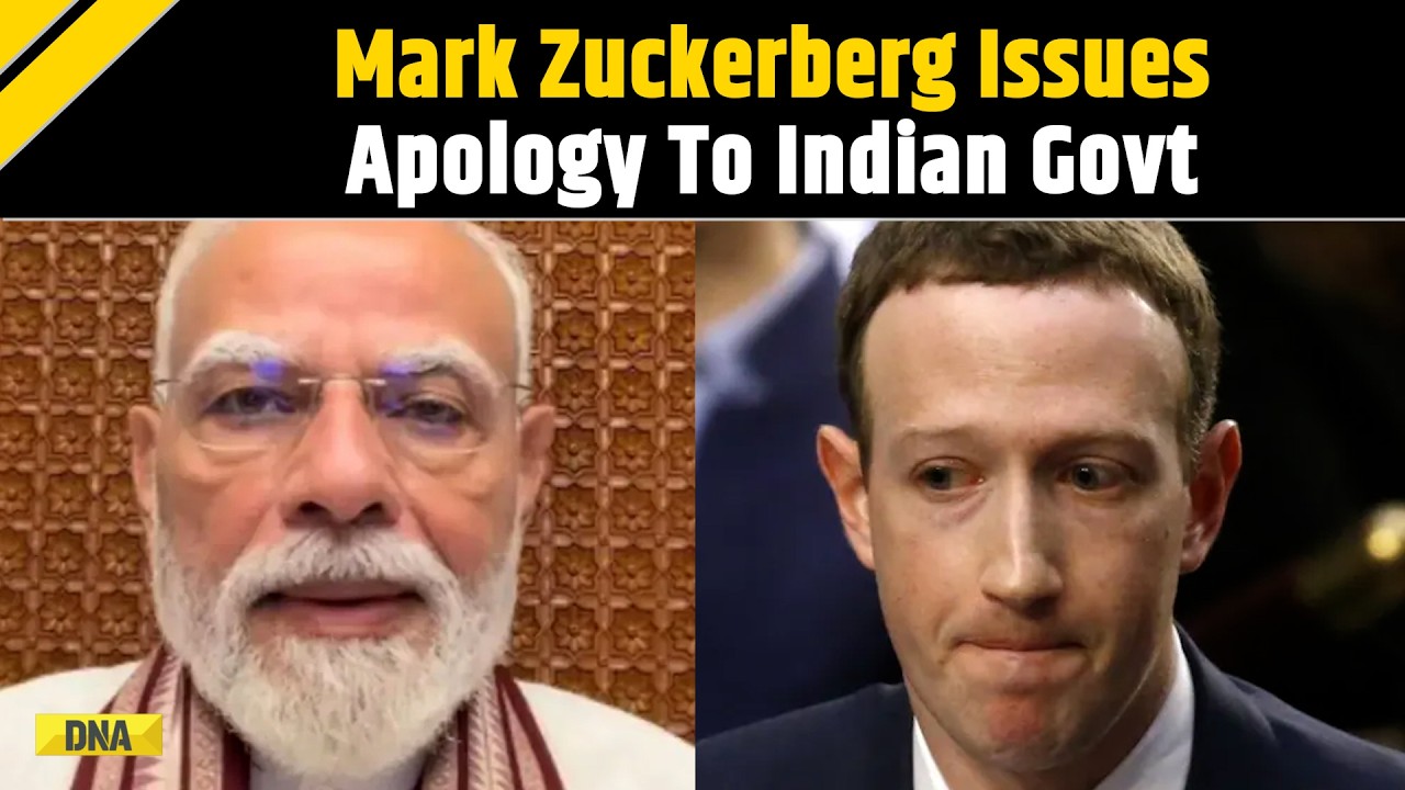 Zuckerberg Apology News: Mark Zuckerberg Apologizes To Govt Over PM Modi Video Removal & CSAM