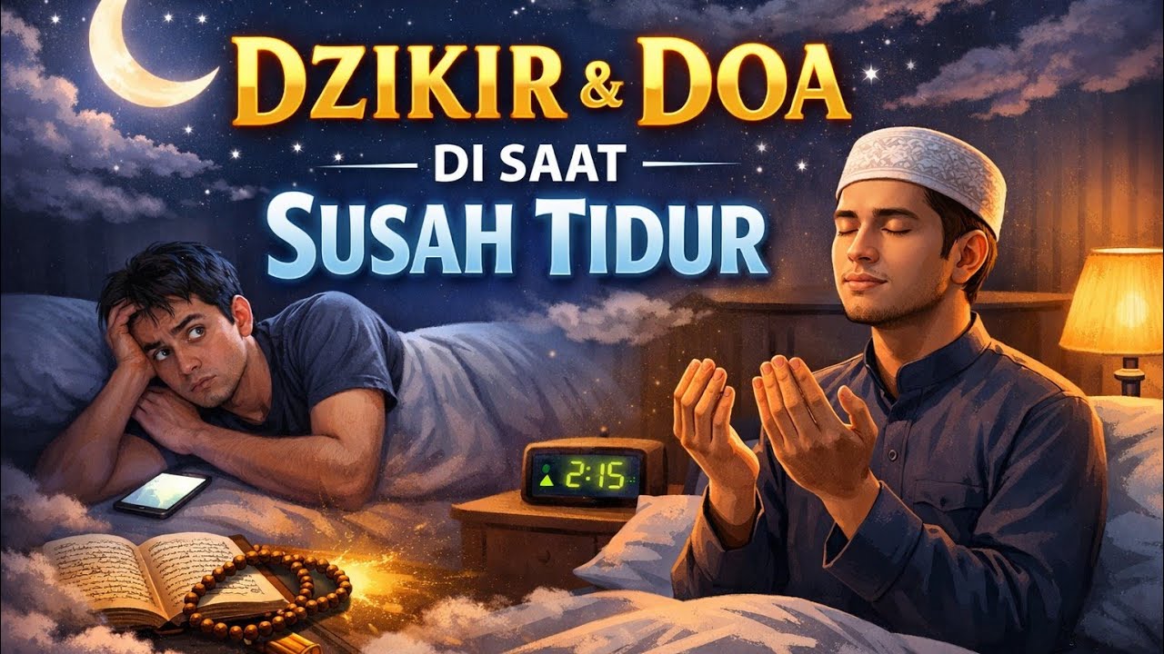 Dzikir dan doa disaat susah tidur🤲