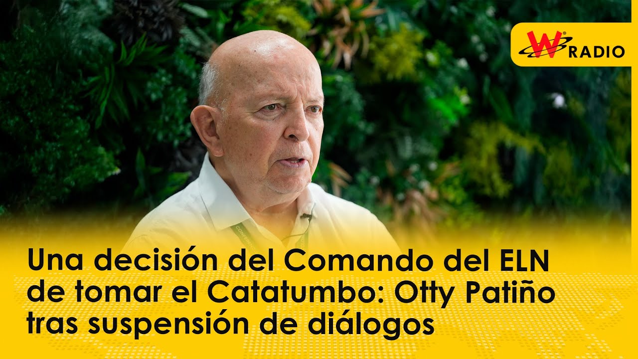 Una decisión del Comando del ELN de tomar el Catatumbo: Otty Patiño tras suspensión de diálogos