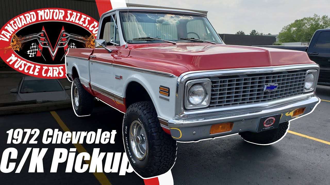 1972 Chevrolet Pickup For Sale Vanguard Motor Sales #5522