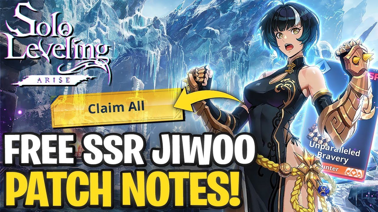 *FREE* SSR JIWOO! INSANE PATCH NOTES! | Solo Leveling: ARISE