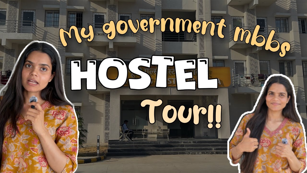 My  *govt*MBBS Hostel Tour 🩺 | Medical girls hostel ✨ 