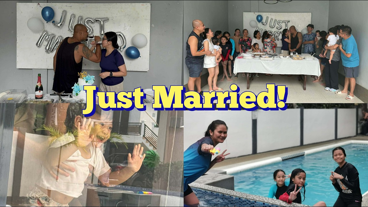 Our 2nd Day Wedding Celebration With Some Family #wedding #weddingday  #poolparty #celebration
