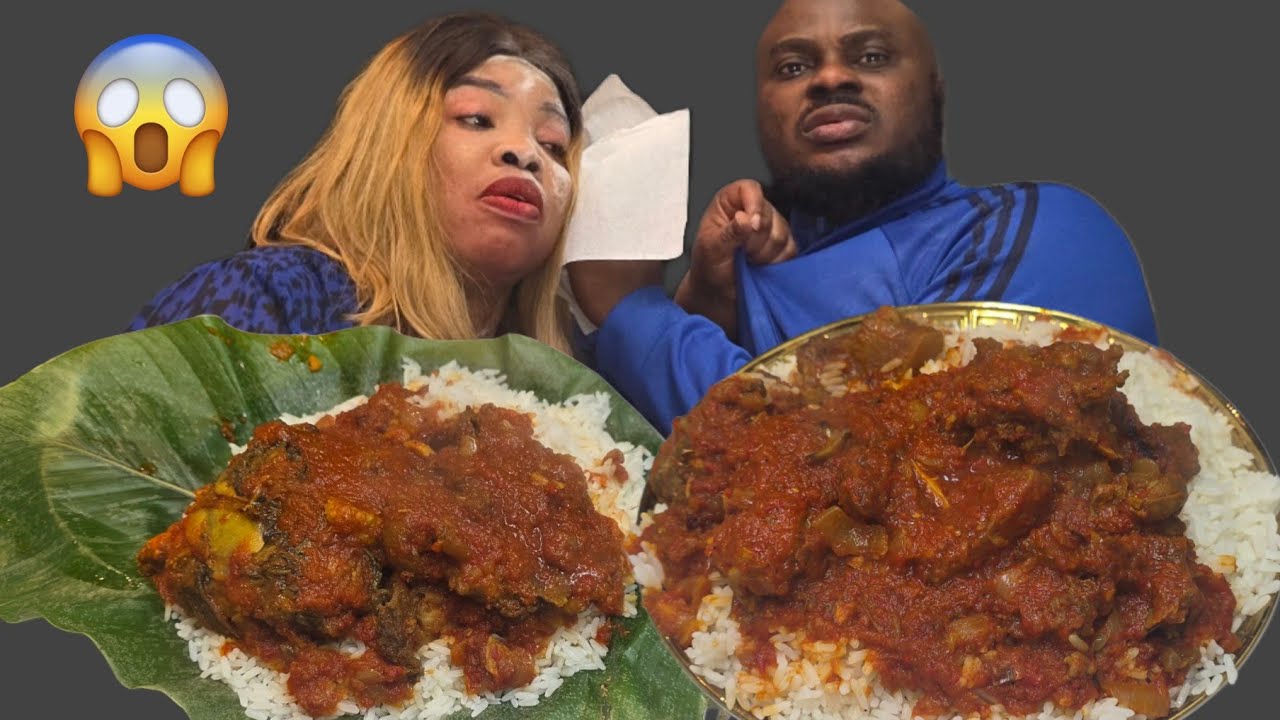 payback time to my wife after what she did in the previous video | red stew & white rice | mukbang