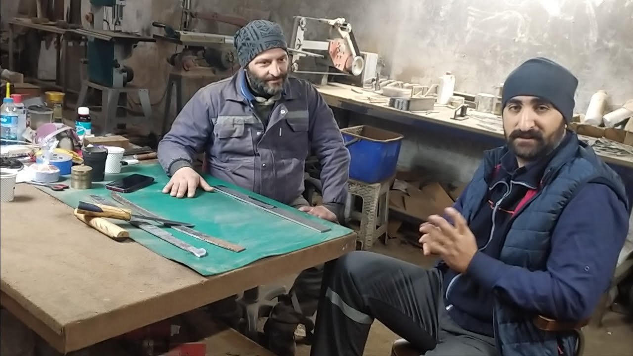 Kemal Çavuş ustam ile N690 Çelikten bowie Bıçak Yapımı Part 1