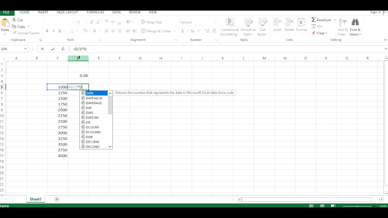 Referenca Absolute ne Excel