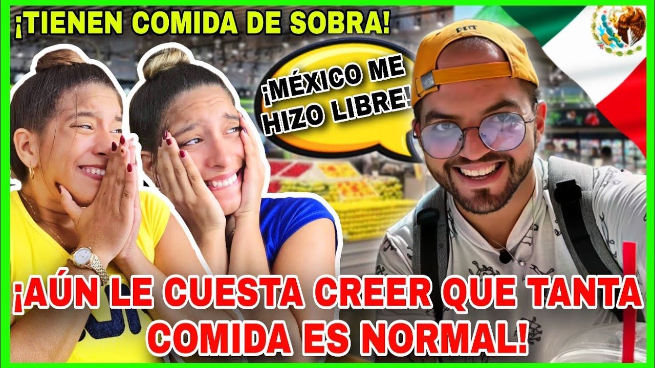 CUBANO🇨🇺 CONOCE el SUPERMERCADO🛒 MEXICANO🇲🇽 FRESKO y SE DA CUENTA😨 que en CUBA VIVIÓ en la MENTIRA😭