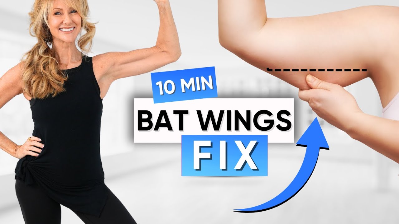 10 Minute Toned Arms Workout No Equipment (FLABBY ARM EXERCISES)