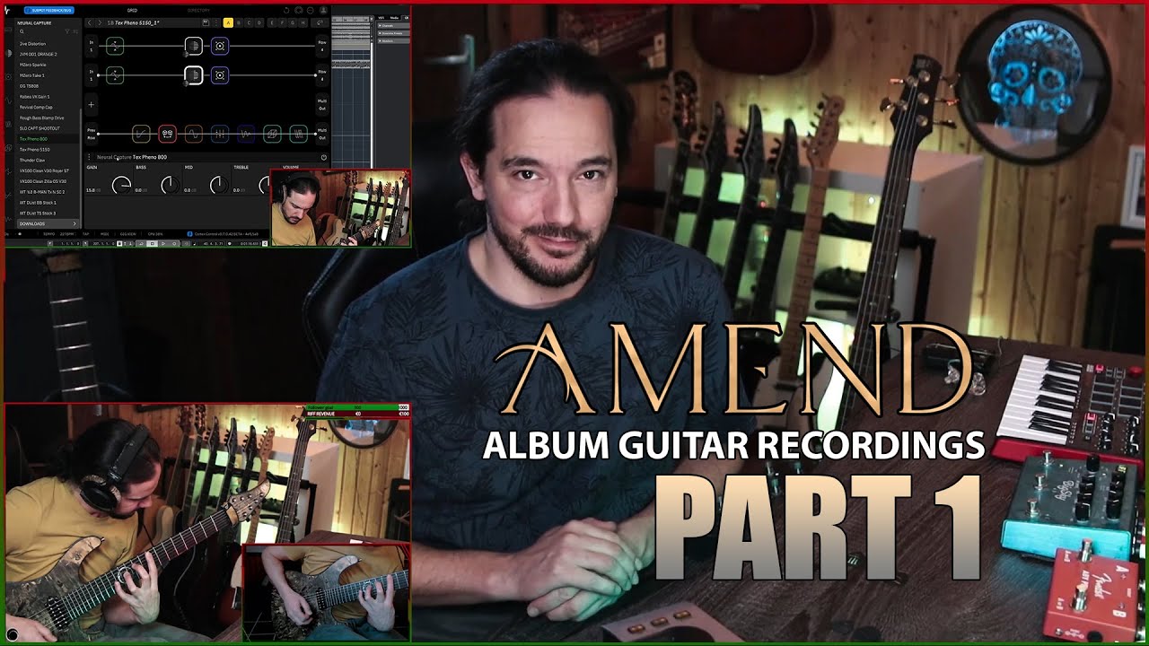 AMEND guitar recordings // Livestream compilation