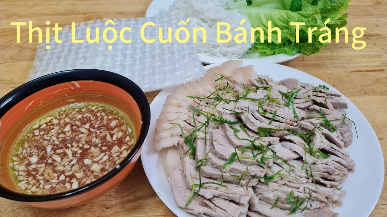 Thịt Luộc - Cách luộc thịt để nguội vẫn trắng thơm không bị thâm đen quá dễ