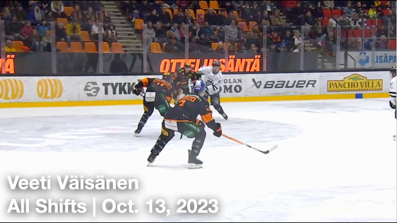 Veeti Väisänen (KOO3) | All Shifts | KooKoo vs. TPS (Liiga) | 10 13 2023
