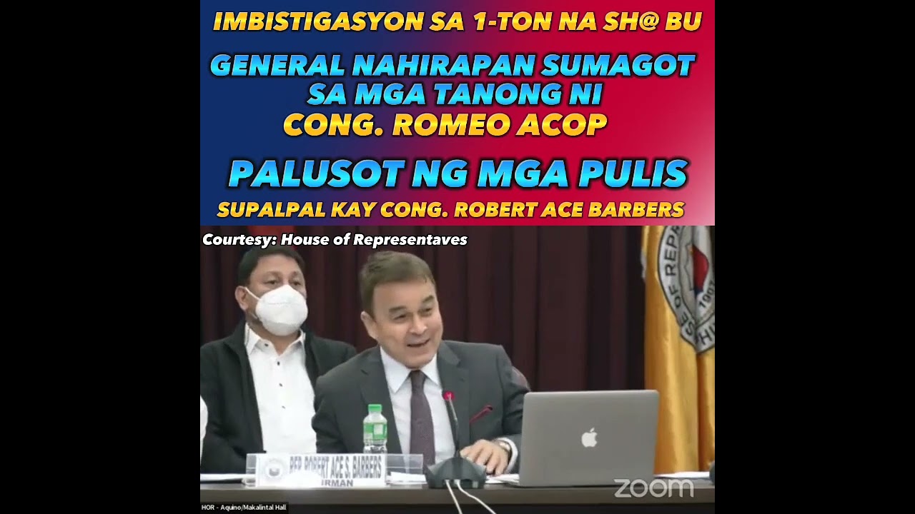 Palusot ng mga Pulis Supalpal kay Cong. Robert Ace Barbers