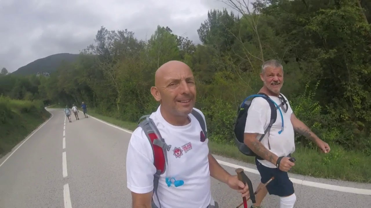 Firefighters Cockleshell Challenge Escape Route  Ceret to Besalu 2018