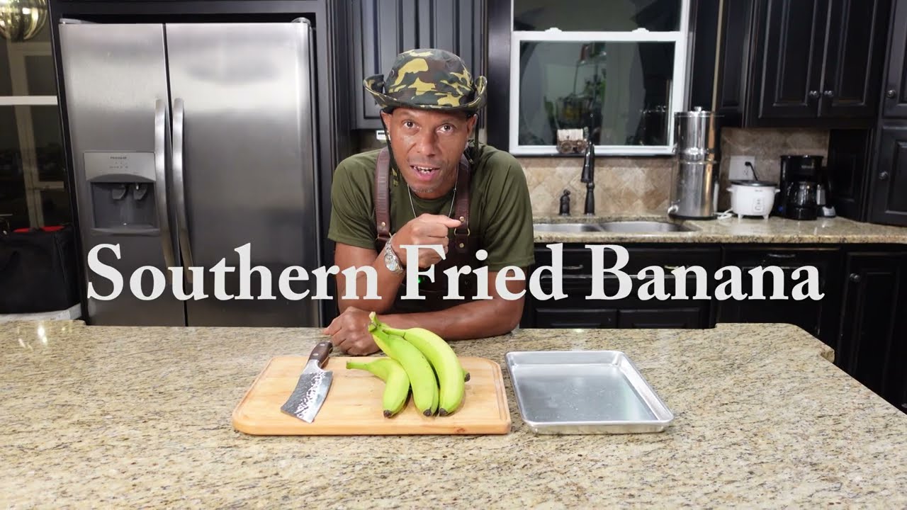 Southern Fried Green Bananas
