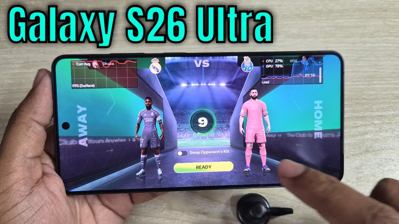 Samsung s26 ultra FC mobile gameplay video | 120 FPS | Ultra Graphics