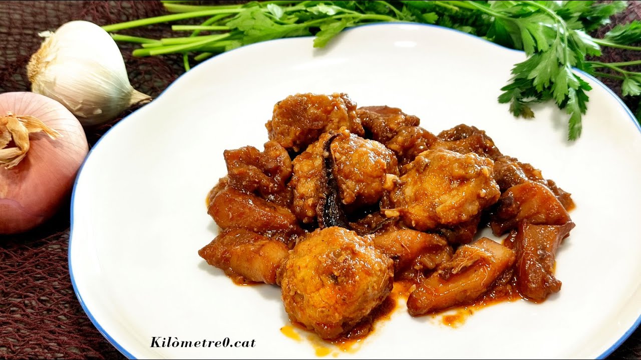 Sèpia amb Mandonguilles de Peix 