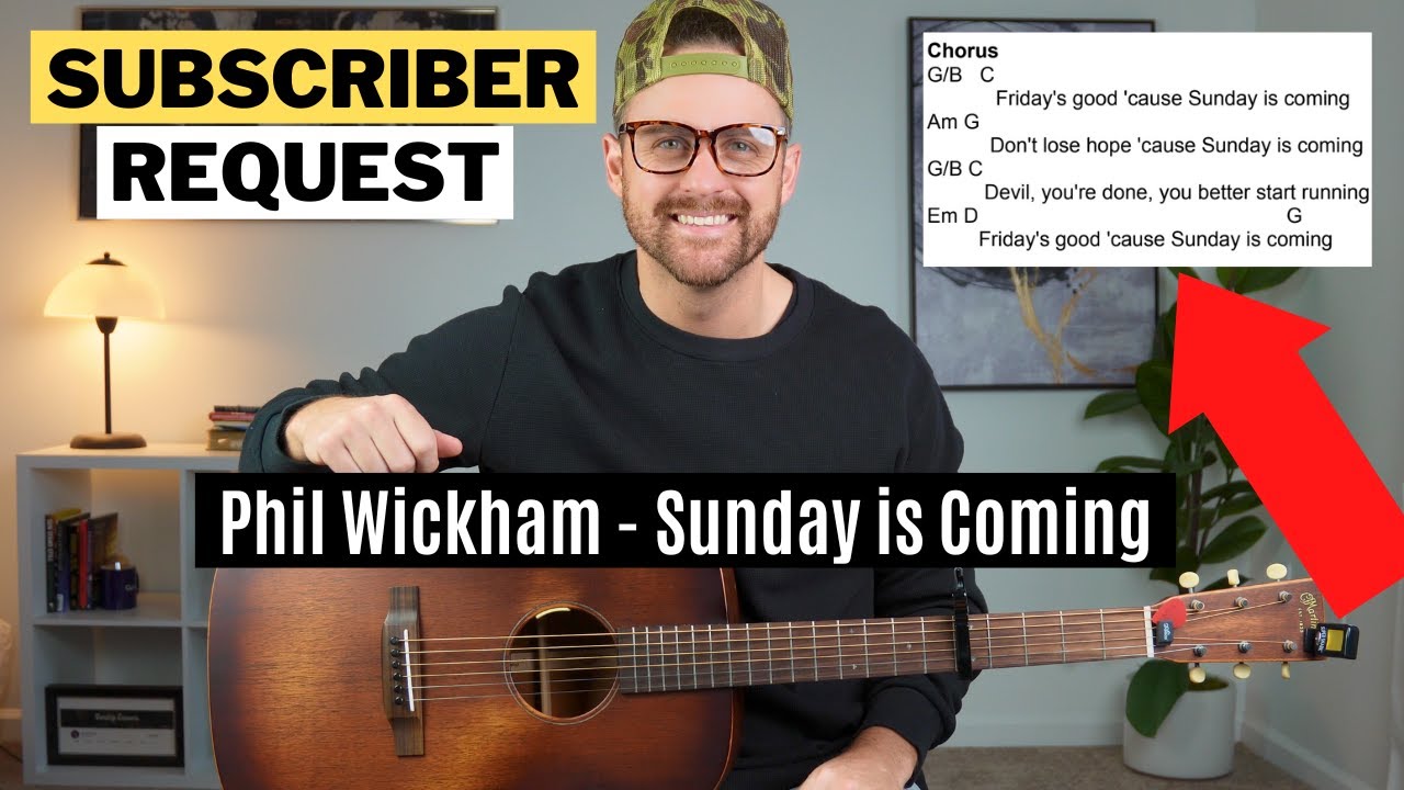 Phil Wickham || Sunday is Coming || Acoustic Guitar Lesson with Chords & Lyrics