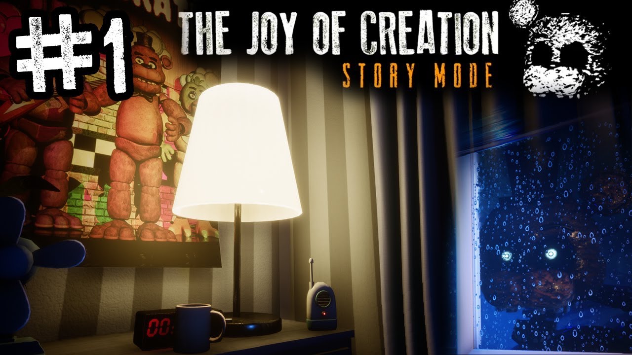 THEY'RE IN MY ROOM! | THE JOY OF CREATION: Story Mode #1 - GG Games
