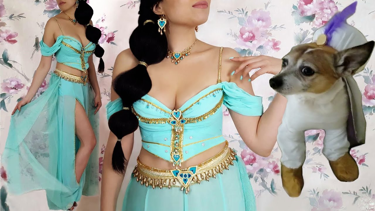 DIY Princess Jasmine Costume Transformation