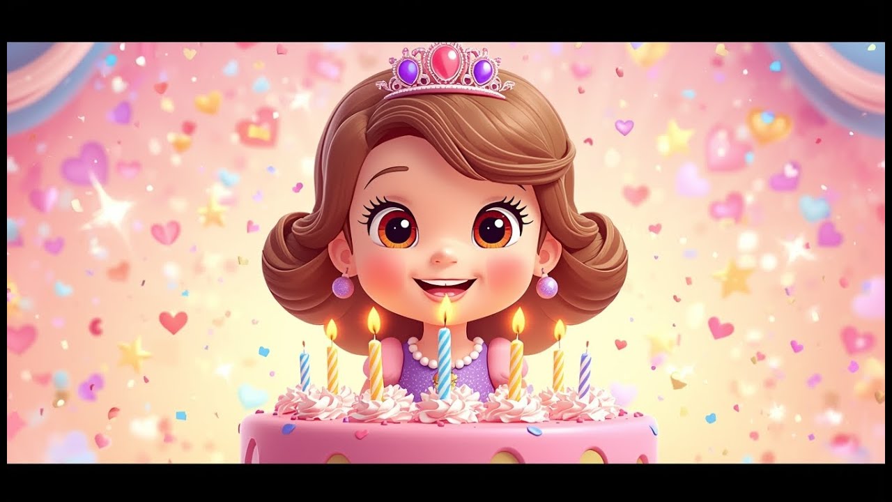 Happy Birthday Princess 👑🎂 | Cute Birthday Song & Magical Celebration