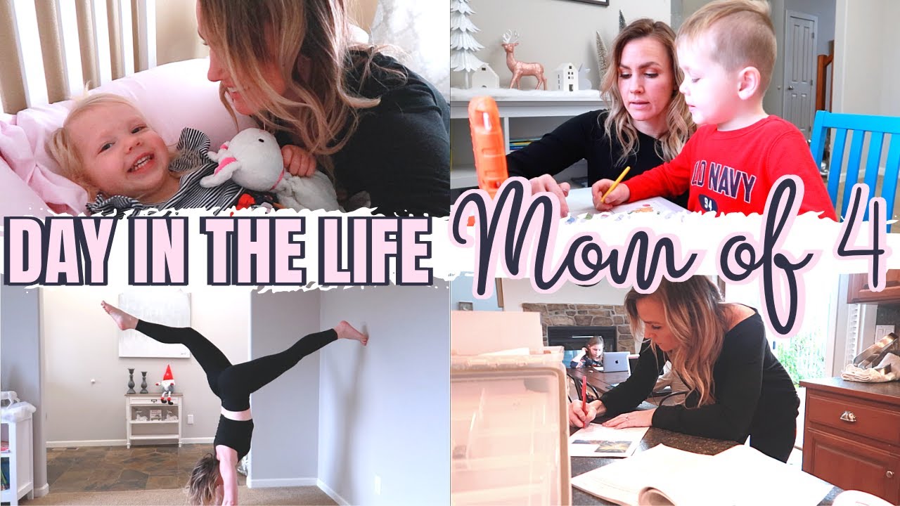2020 DAY IN THE LIFE MOM OF 4 | Amanda Sandefur