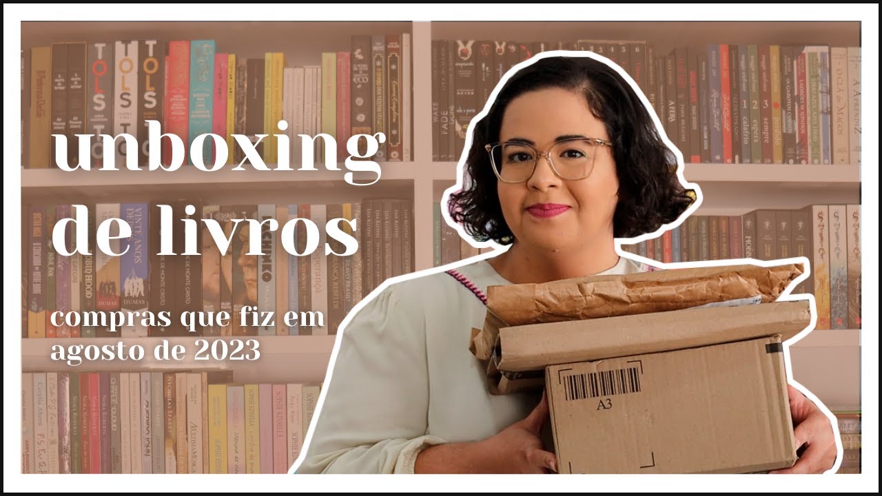 UNBOXING DE LIVROS | COMPRAS QUE FIZ EM AGOSTO NA AMAZON
