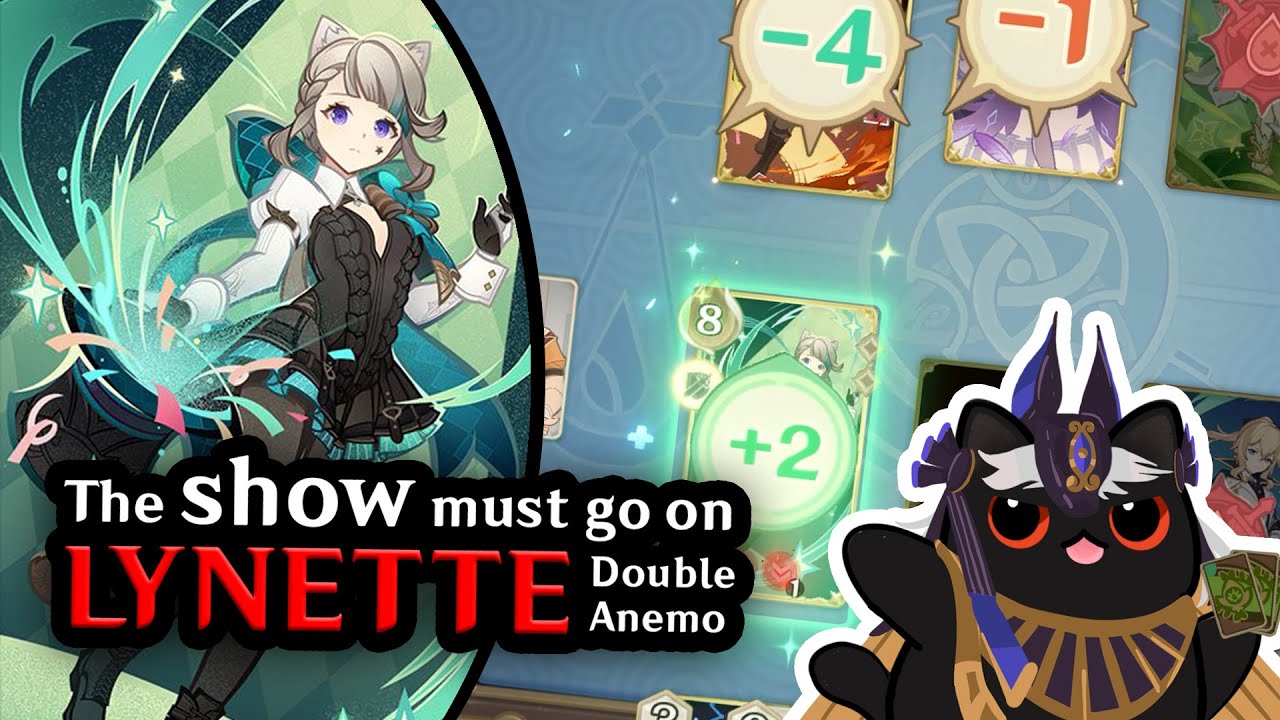 The show must go on! | Double Anemo Lynette Dehya Jean | Genshin Impact TCG