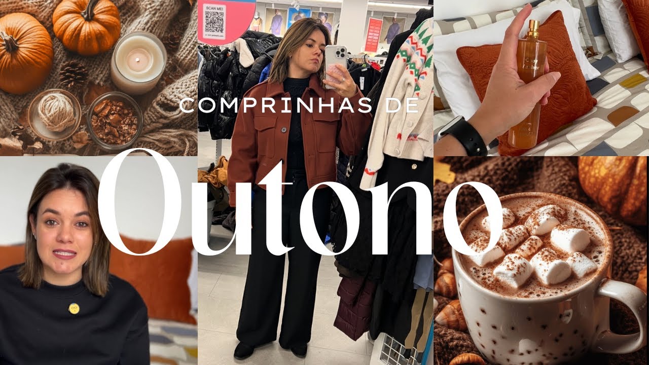 🛍️ Comprinhas de Outono em Londres 🍂 | H&M, Primark, TKMAXX, Boots + make + Decoração Aconchegante!