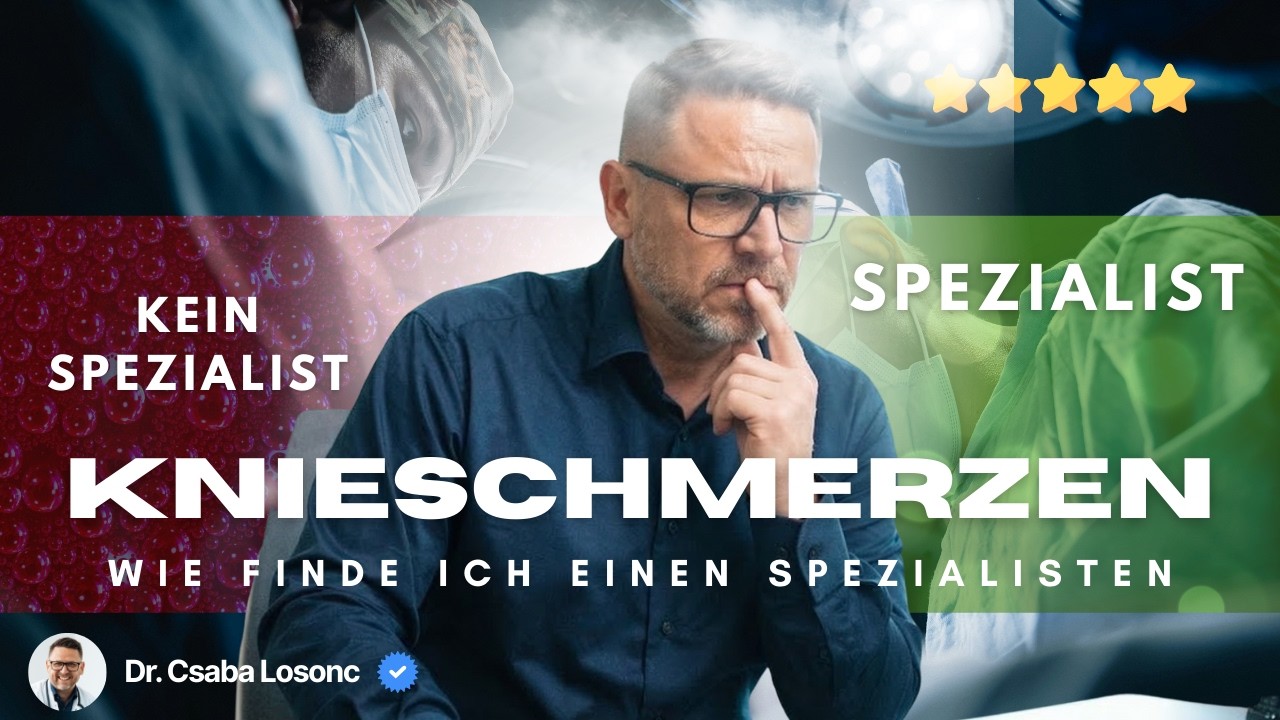 Knieschmerzen: Welcher Arzt hilft wirklich gegen die Ursache?