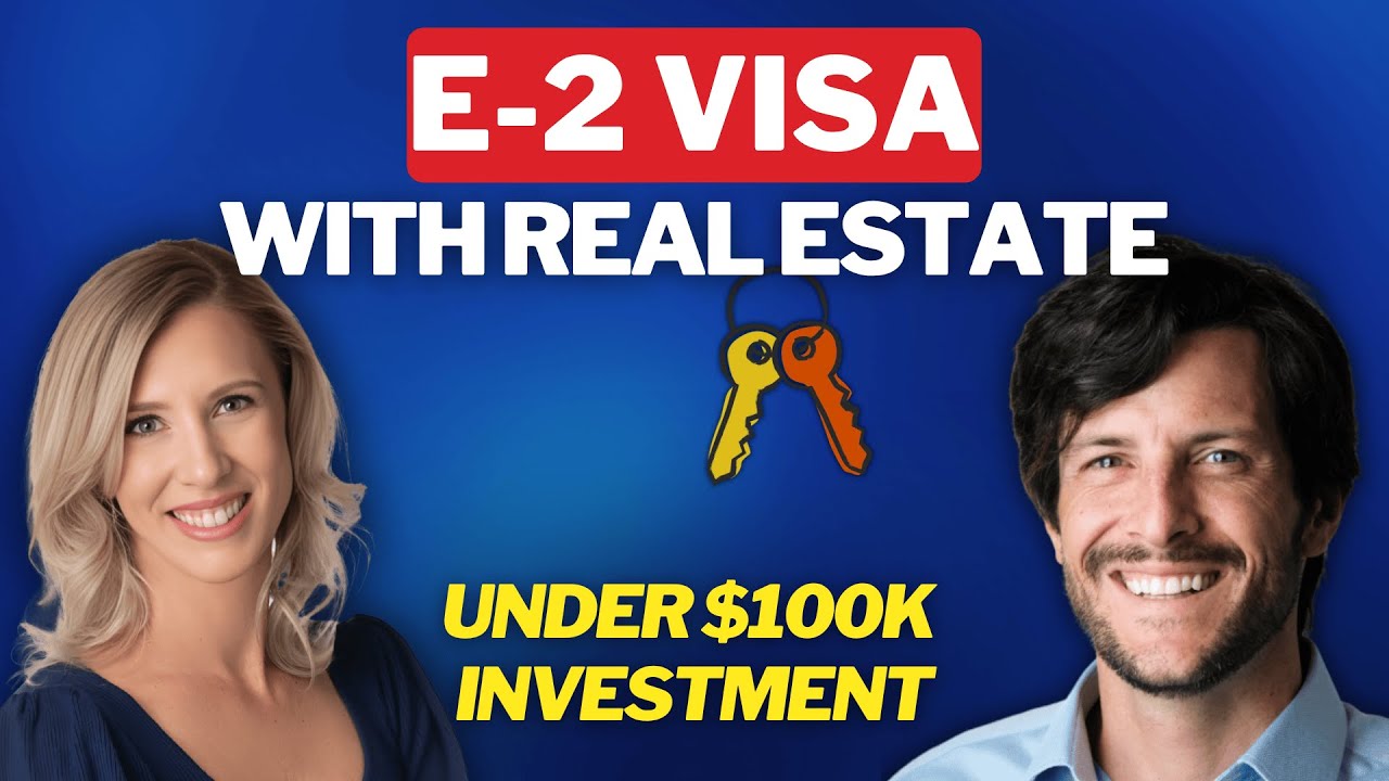 E-2 with Real Estate Franchise under $100k