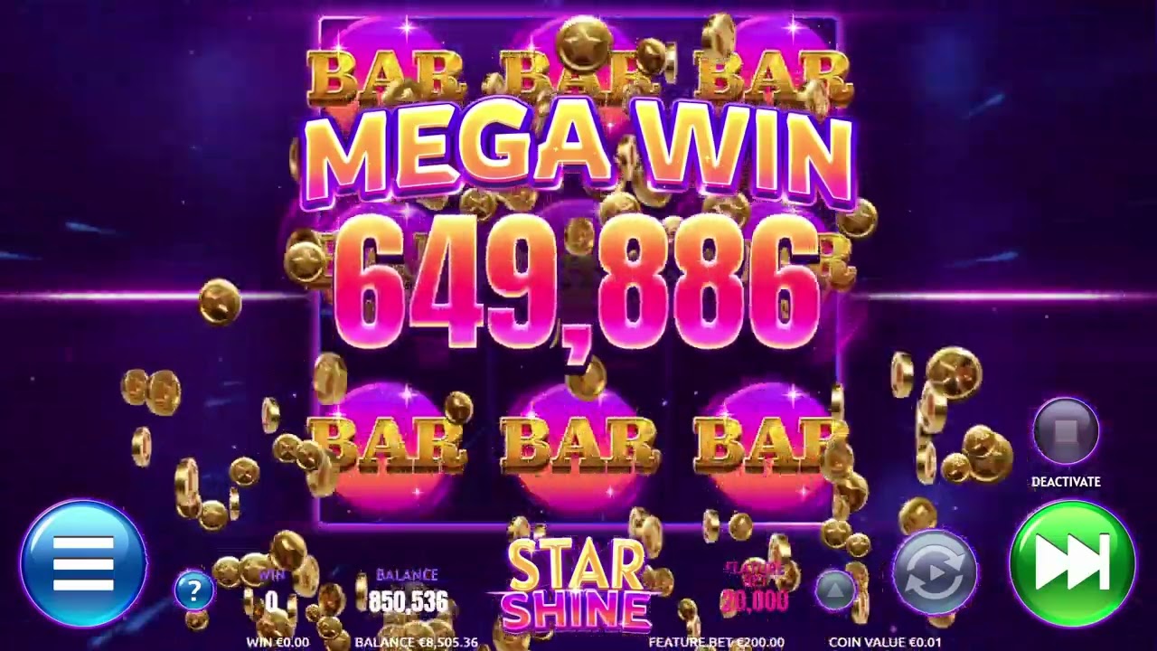 Star Shine Slots - Big Win - Dice Crafter Casino Game Studio