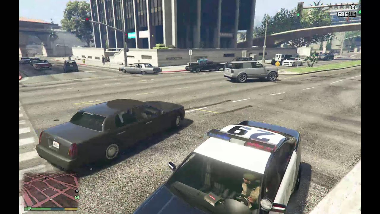 GTA V playing
