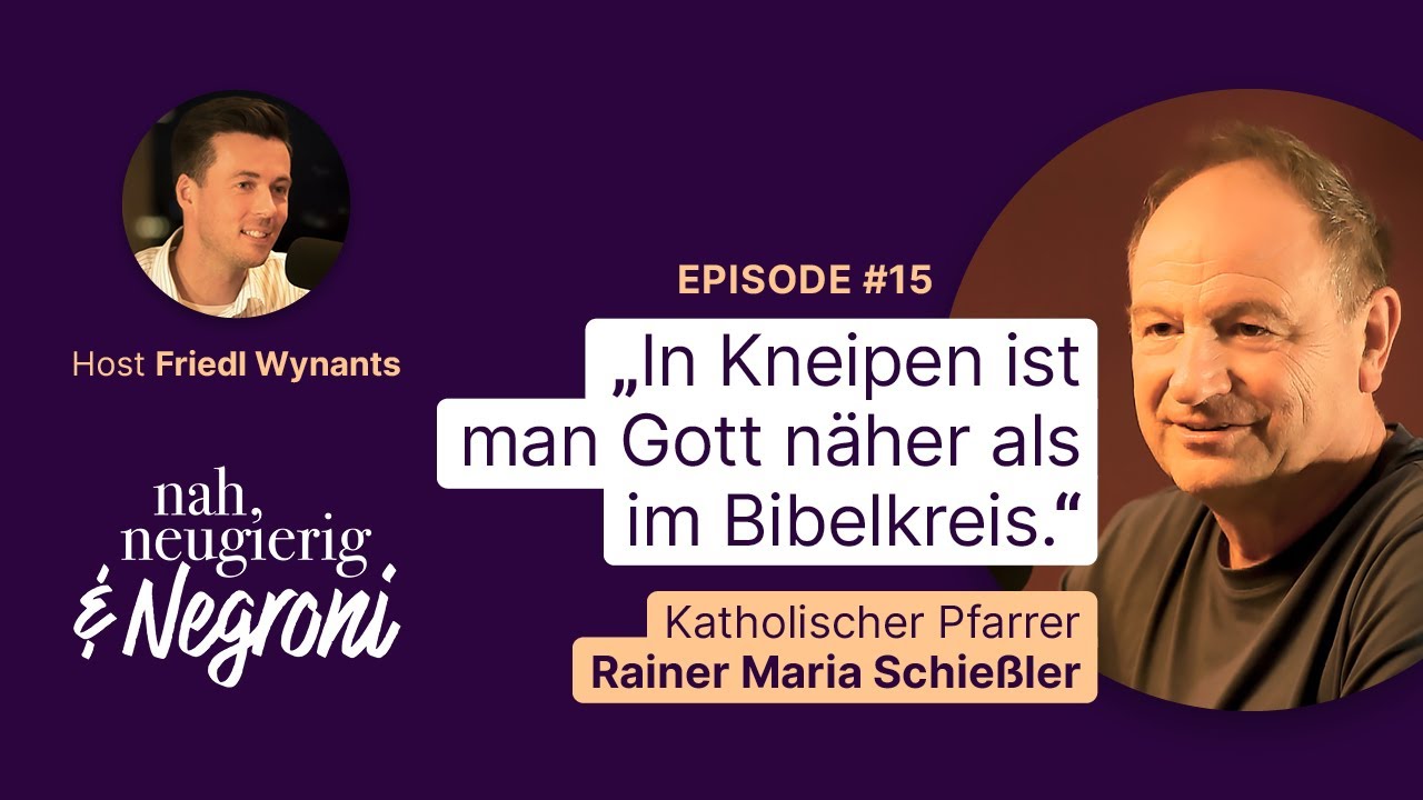 #15 An der Bar mit Pfarrer Rainer Schießler: Wie lernen wir, vor Problemen nicht wegzulaufen?