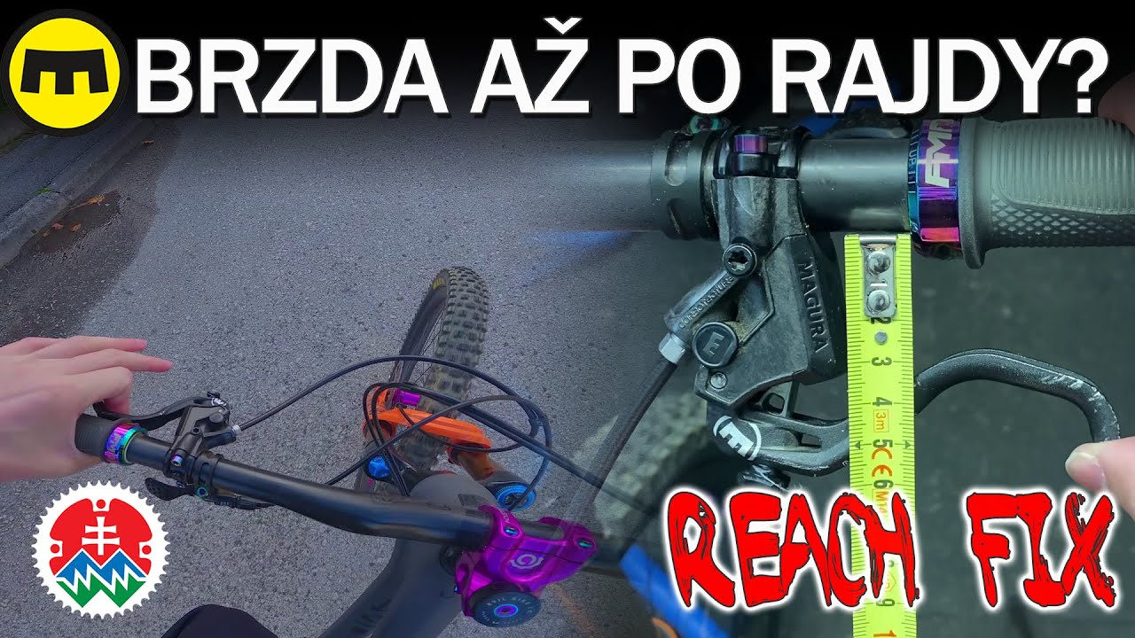 Brzdová páka až po riaditká? 1/2 Magura MT7 Reach Adjustment Fix @slovakbikeparks