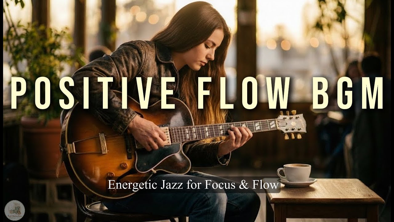 Energetic Jazz Guitar BGM | Bright Acoustic Jazz for Positive Energy ☀️ - Soft Melodies