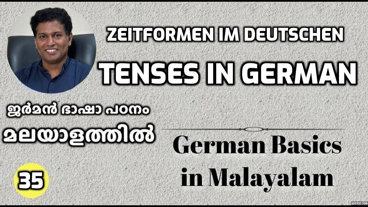 35 Zeitformen | Tenses in German