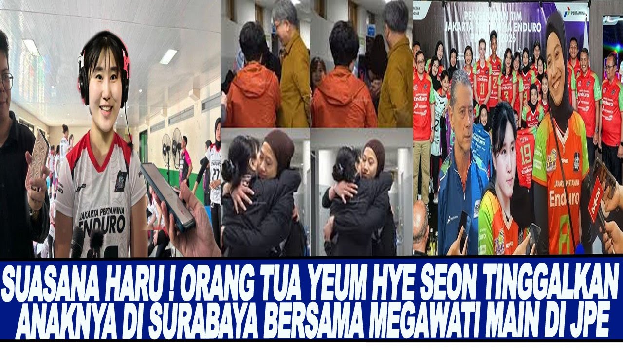 SUASANA HARU ! ORANG TUA YEUM HYE SEON TINGGALKAN ANAKNYA DI SURABAYA BERSAMA MEGAWATI MAIN DI JPE