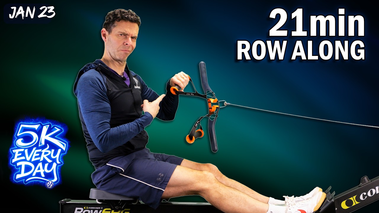 20 Minute Rowing Workout for Beginners & All Levels | Using RowMo handles!!!
