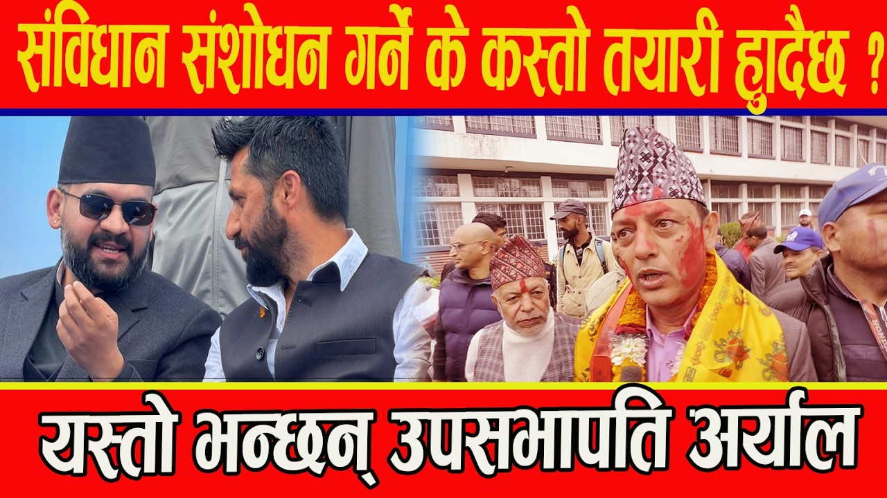 संविधान संशोधन गर्ने के कस्तो तयारी हुँदैछ ? यस्तो भन्छन् उपसभापति अर्याल #dparyal