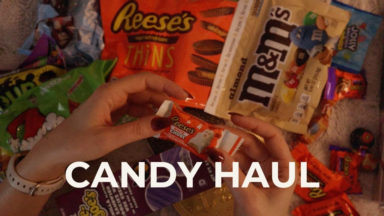 ASMR Candy Haul 🍫 Sweets, Close Whispers & Crinkles