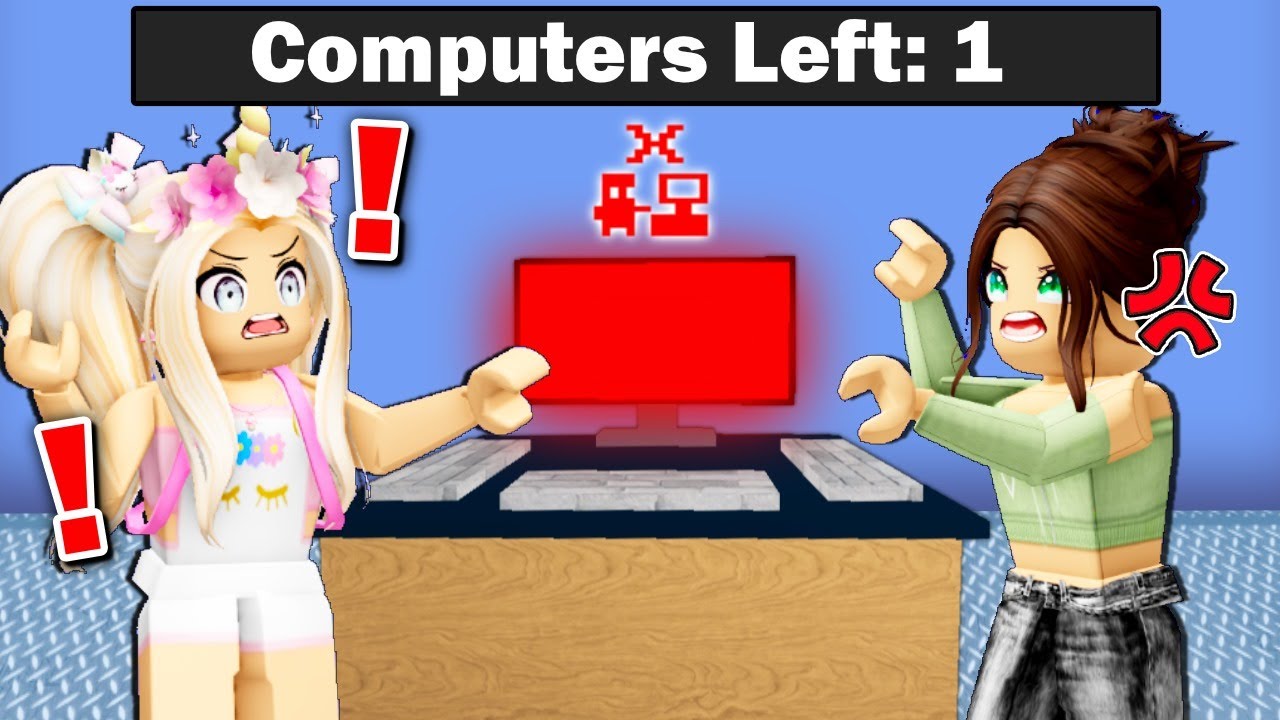 FIGHTING Over Computers In Flee The Facility! (Roblox)