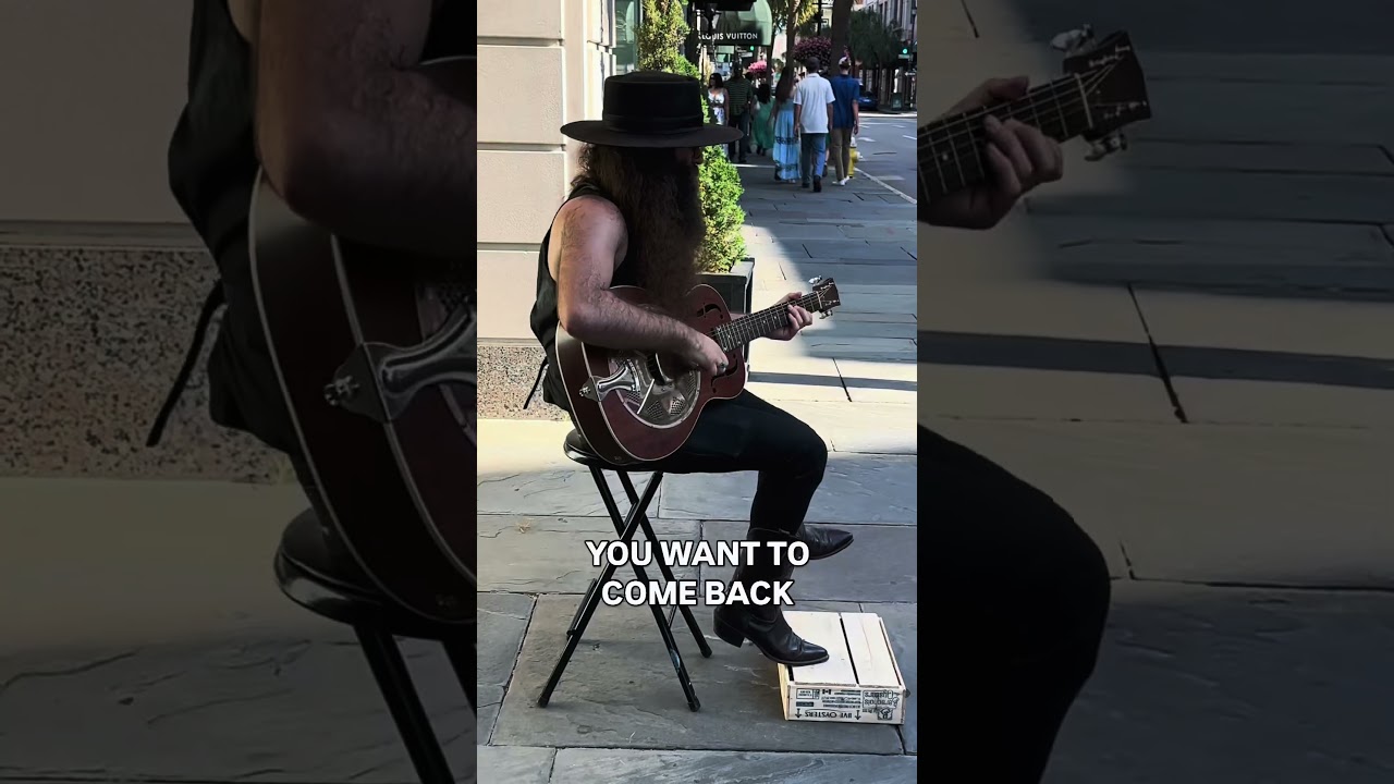 ⚡️Any Old Time⚡️Lightnin&rsquo; Luke | 🎥: @jellypipemedia #western #gothic #busking #folk #lightninluke